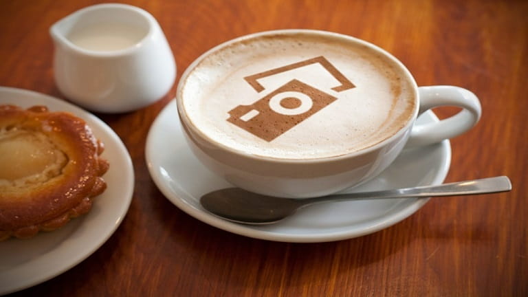 コーヒーにオシャレな演出